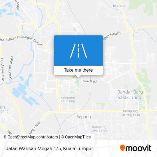 Jalan Warisan Megah 1/5 map