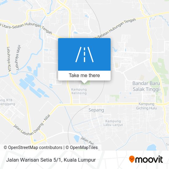 Jalan Warisan Setia 5/1 map