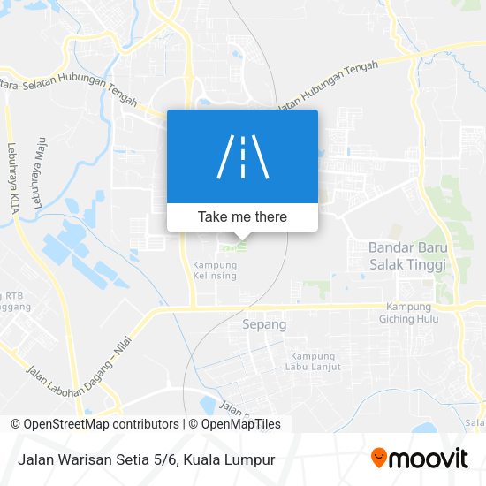 Jalan Warisan Setia 5/6 map