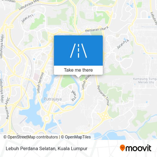 Lebuh Perdana Selatan map