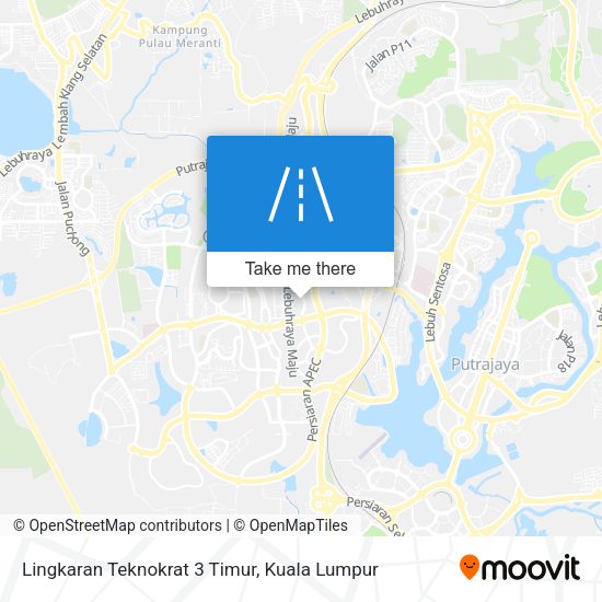 Peta Lingkaran Teknokrat 3 Timur