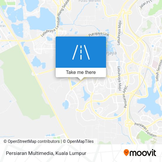 Persiaran Multimedia map