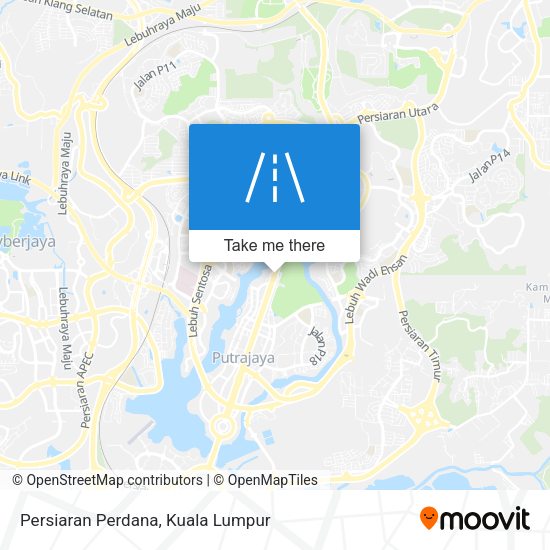 Peta Persiaran Perdana
