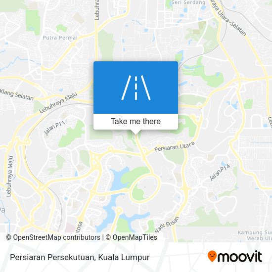 Persiaran Persekutuan map