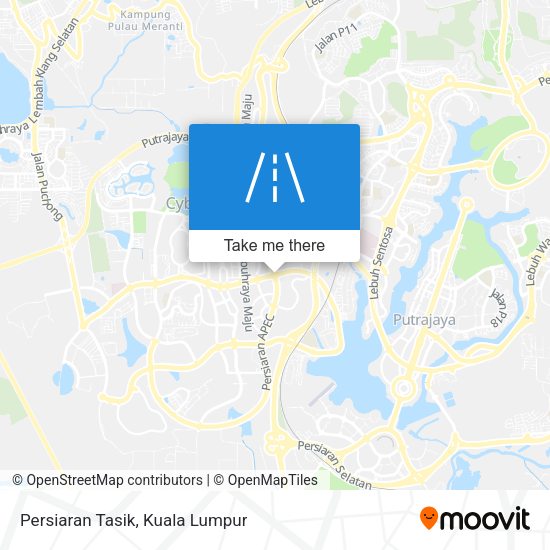 Peta Persiaran Tasik
