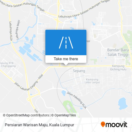 Persiaran Warisan Maju map