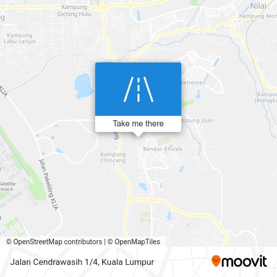 Peta Jalan Cendrawasih 1/4