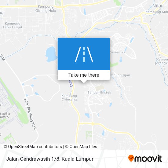 Peta Jalan Cendrawasih 1/8