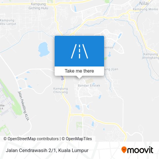 Jalan Cendrawasih 2/1 map