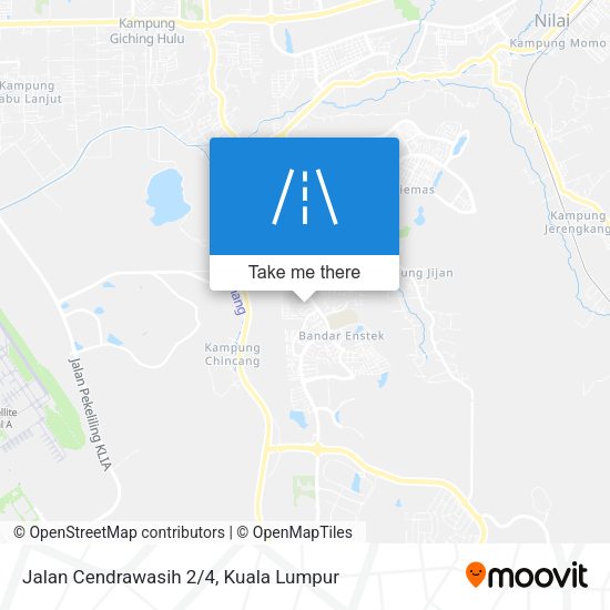 Jalan Cendrawasih 2/4 map