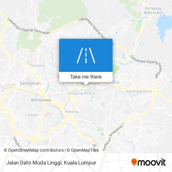 Peta Jalan Dato Muda Linggi