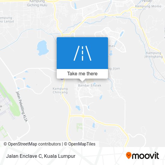 Peta Jalan Enclave C