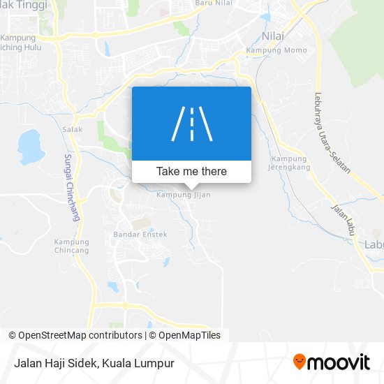 Jalan Haji Sidek map