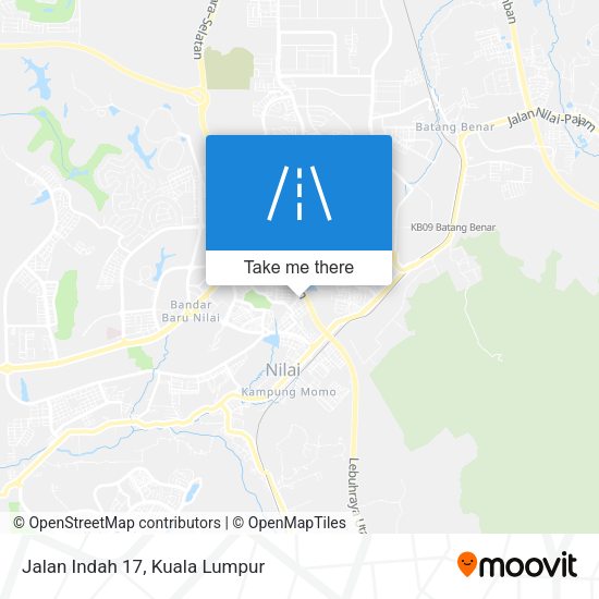 Peta Jalan Indah 17