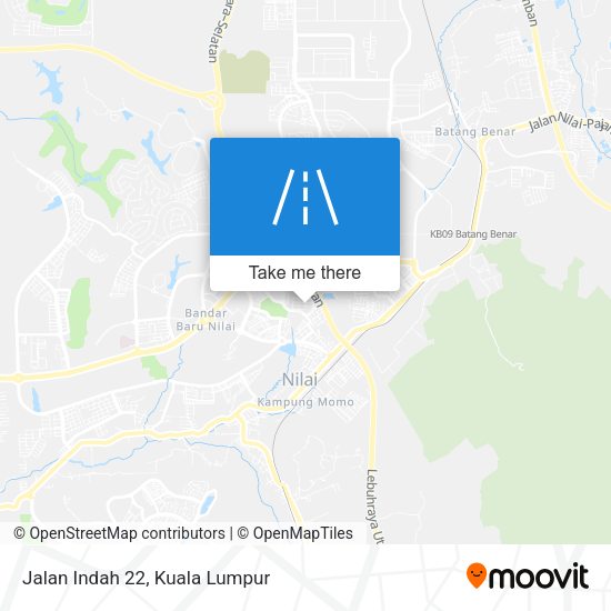 Jalan Indah 22 map