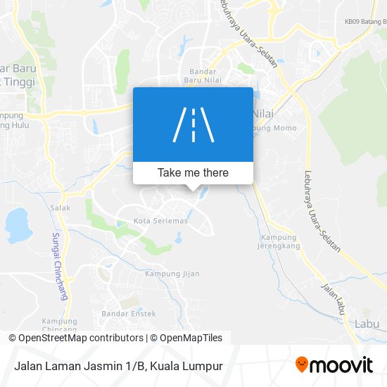 Peta Jalan Laman Jasmin 1/B