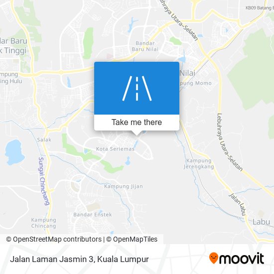Jalan Laman Jasmin 3 map