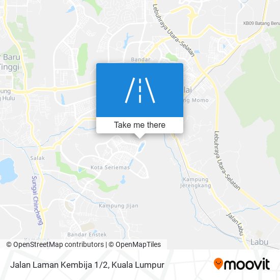 Peta Jalan Laman Kembija 1/2