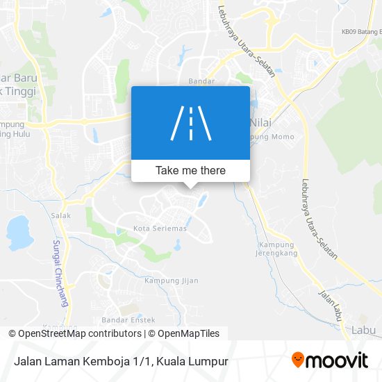 Jalan Laman Kemboja 1/1 map
