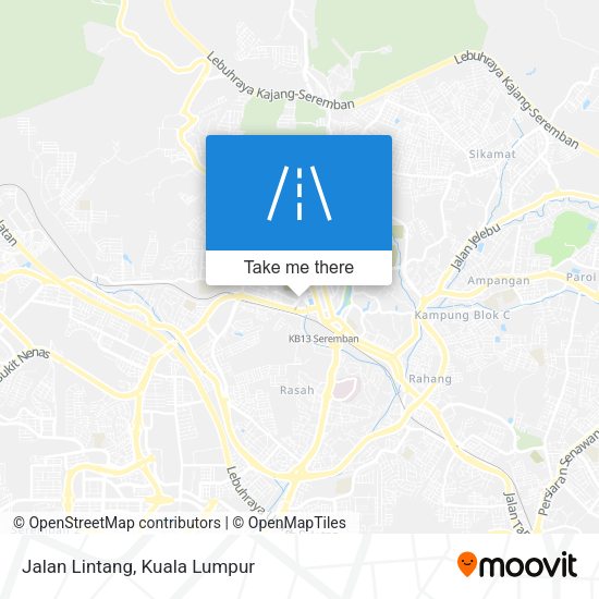 Jalan Lintang map