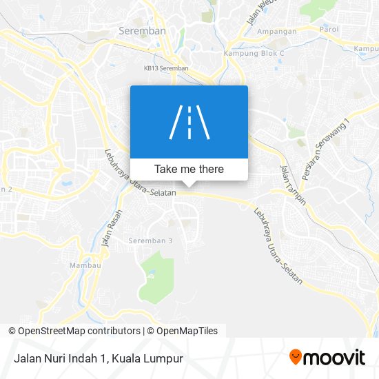 Jalan Nuri Indah 1 map
