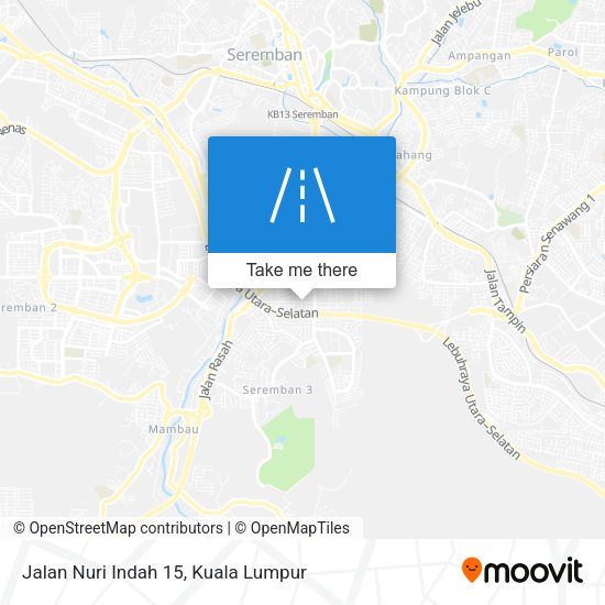 Peta Jalan Nuri Indah 15