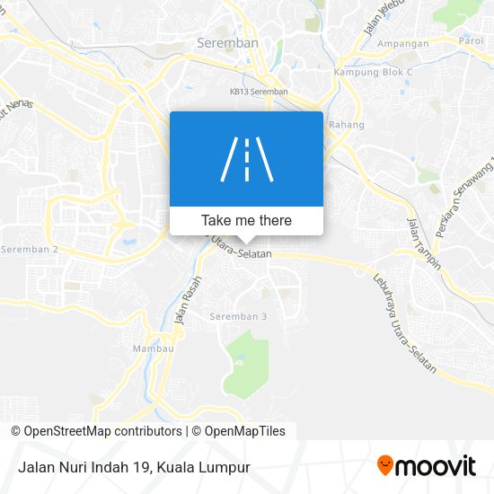 Peta Jalan Nuri Indah 19