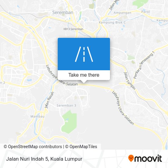 Jalan Nuri Indah 5 map