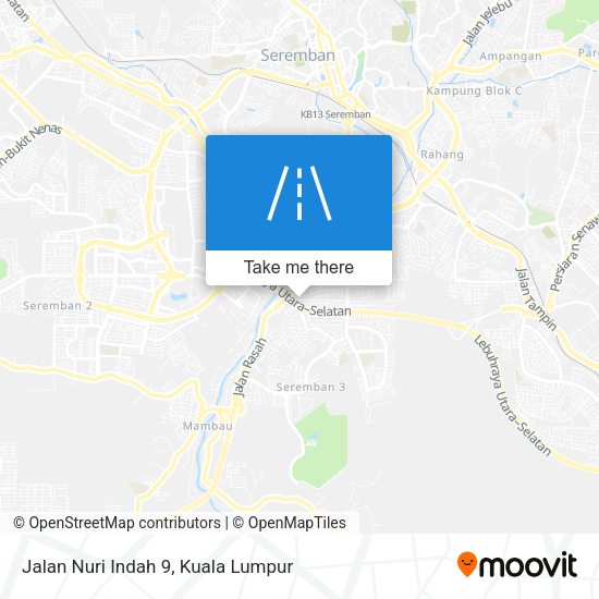 Peta Jalan Nuri Indah 9