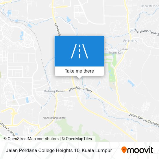 Jalan Perdana College Heights 10 map