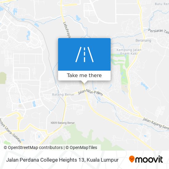 Jalan Perdana College Heights 13 map
