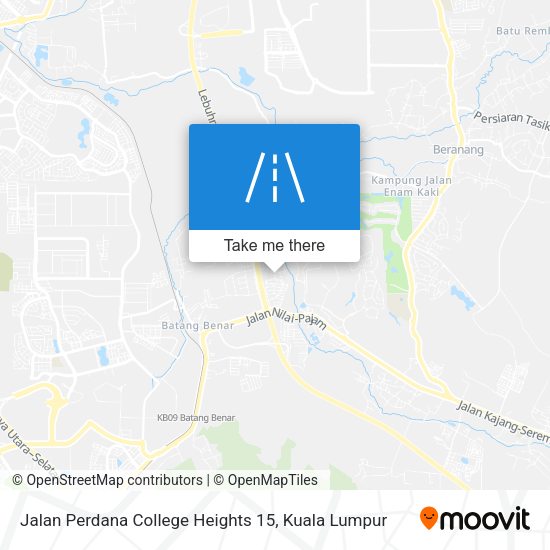 Jalan Perdana College Heights 15 map