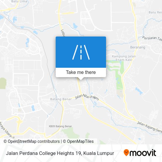 Jalan Perdana College Heights 19 map
