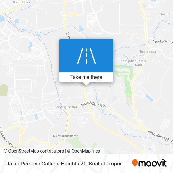 Jalan Perdana College Heights 20 map