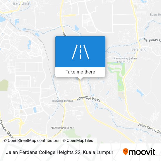 Jalan Perdana College Heights 22 map