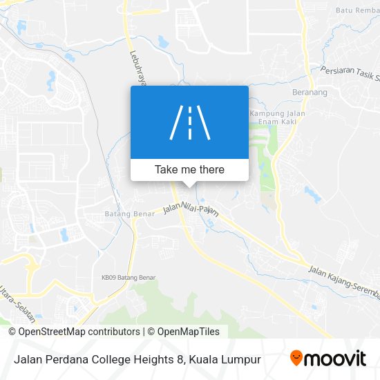 Jalan Perdana College Heights 8 map