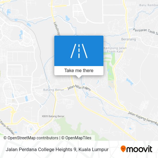Jalan Perdana College Heights 9 map