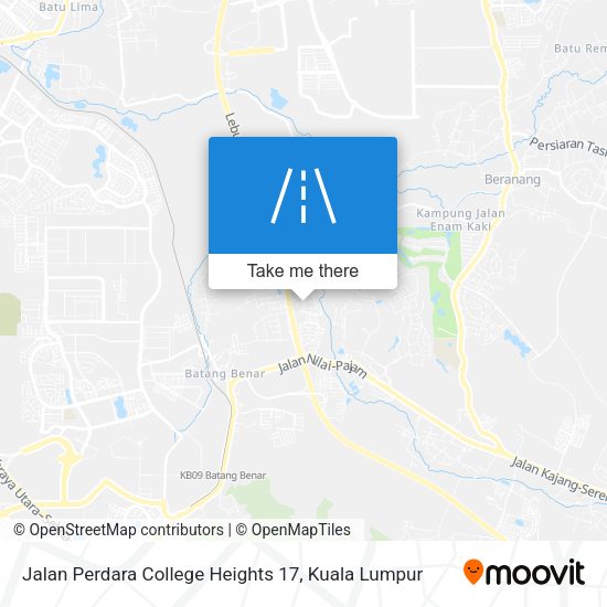 Jalan Perdara College Heights 17 map