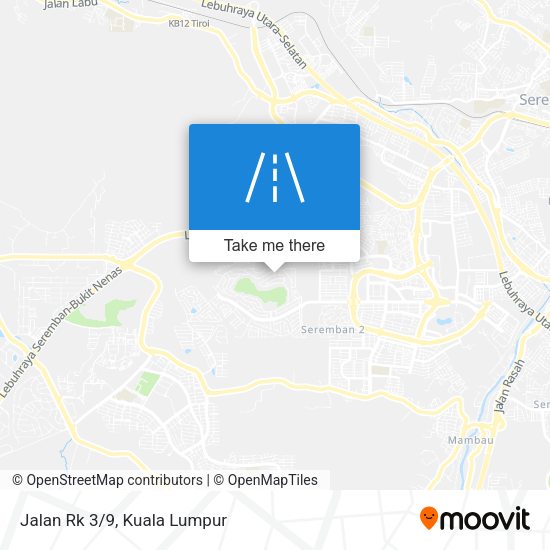 Jalan Rk 3/9 map