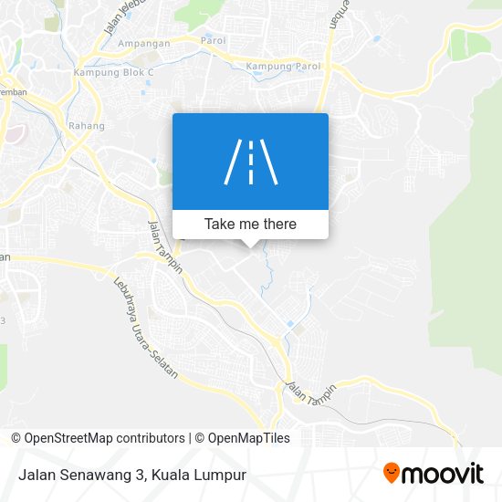 Jalan Senawang 3 map