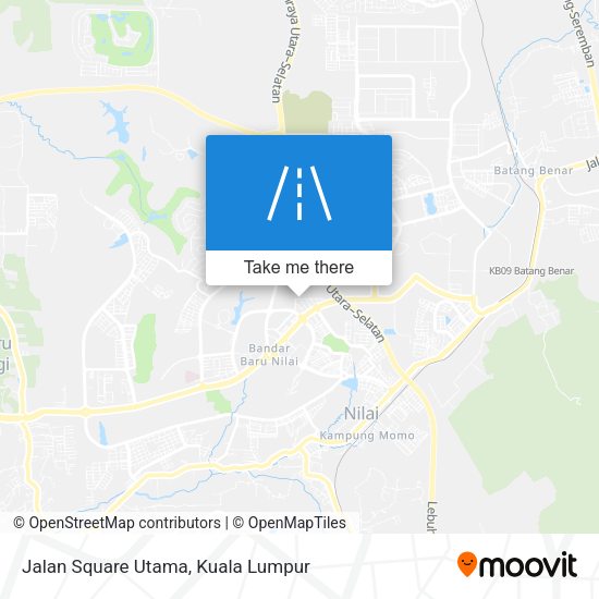 Peta Jalan Square Utama