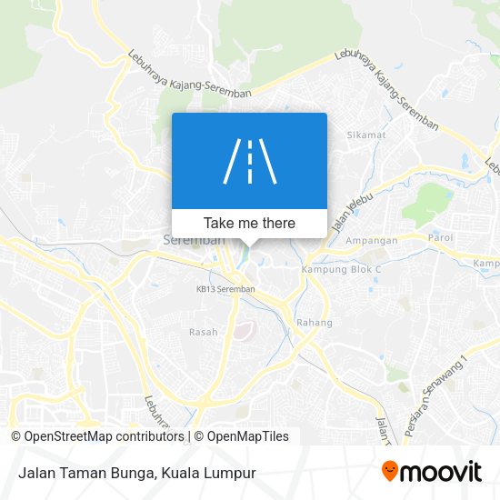 Peta Jalan Taman Bunga