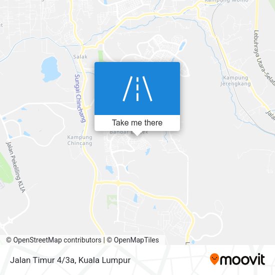 Jalan Timur 4/3a map