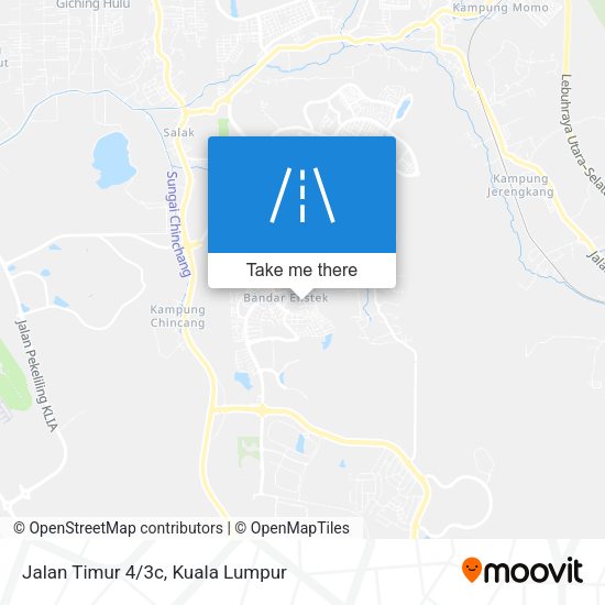 Jalan Timur 4/3c map