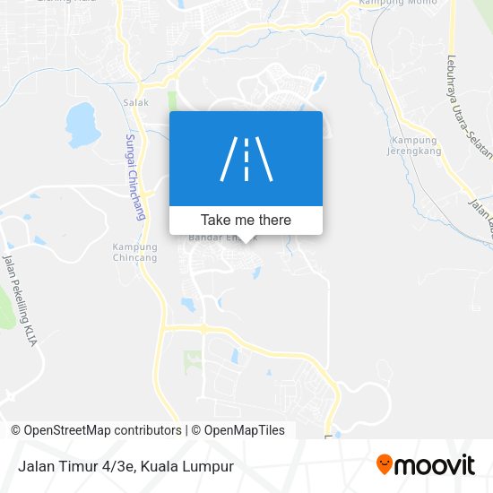 Jalan Timur 4/3e map