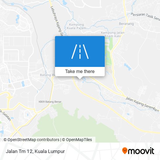 Jalan Tm 12 map