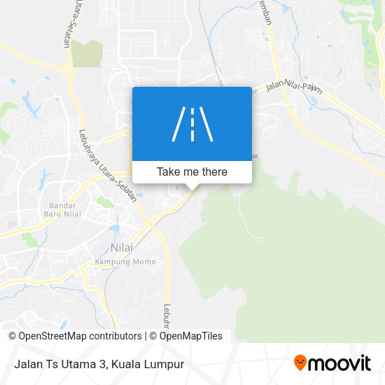 Jalan Ts Utama 3 map