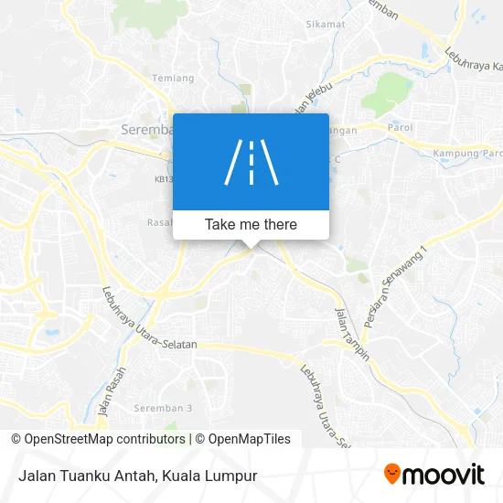Peta Jalan Tuanku Antah