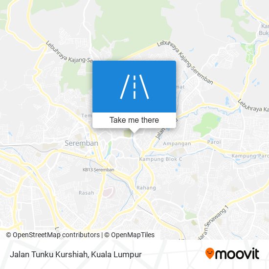 Jalan Tunku Kurshiah map