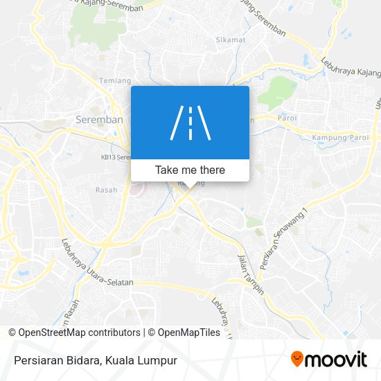 Persiaran Bidara map